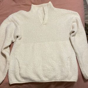 Skims cozy pullover in bone size S/M